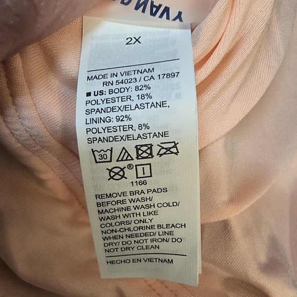 2X NWT OLD NAVY Bikini Top ONLY 19.5-24"Ptp 17.5-23"Band Removable Bra P… - Picture 9 of 11